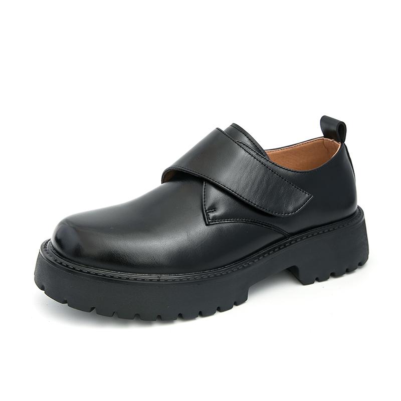 Роскошный бренд Мужская повседневная обувь Высококачественная кожа Мужская обувь Британская платформа Толстая подошва Платье Оксфорды Модная рабочая обувь