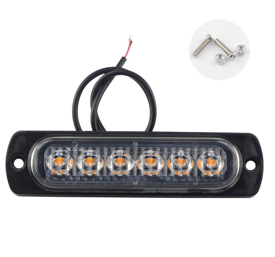 Дневной светодиодный свет, Набор из 2 штук, для автомобилей, /24В, Тонкий, 6000К, Водонепроницаемый, Пыленепроницаемый, Ударопрочный, Совместимый с техосмотром, Общего назначения (белый)