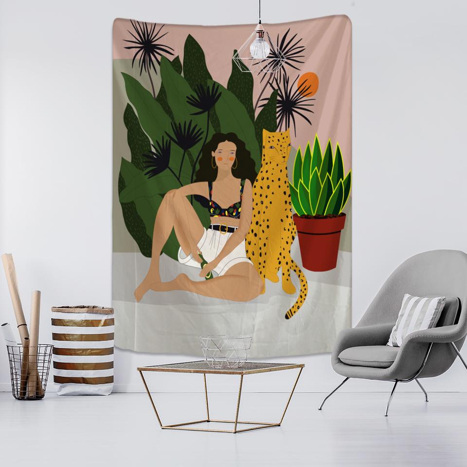 Настенный гобелен для серфинга для девочек, подвесная ткань, гостиная, спальня, Настенный декор, фон, ткань, домашний декор в стиле бохо, гобелен