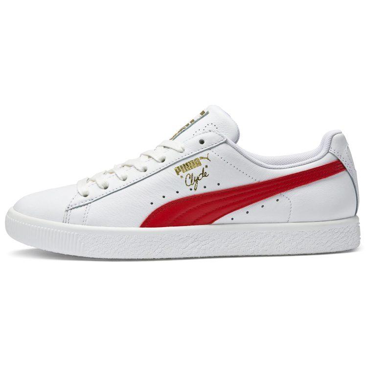 Puma Клайд Кожа Фольга Белая Вишня 364669-03