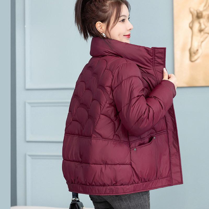 New Down Jacket Women's Short Loose Coat Winter Warm Fashion Jacket