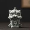 Искусственный камень Китайский каменный лев Украшение 3D статуя талисмана льва Настольный
