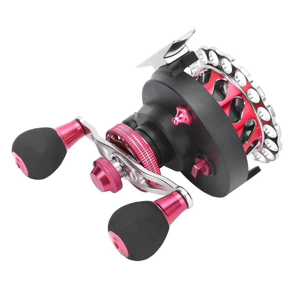 Рыболовная катушка для плота, полностью из алюминиевого сплава, для ручного колеса для плота-резервуара, (Левая версия)