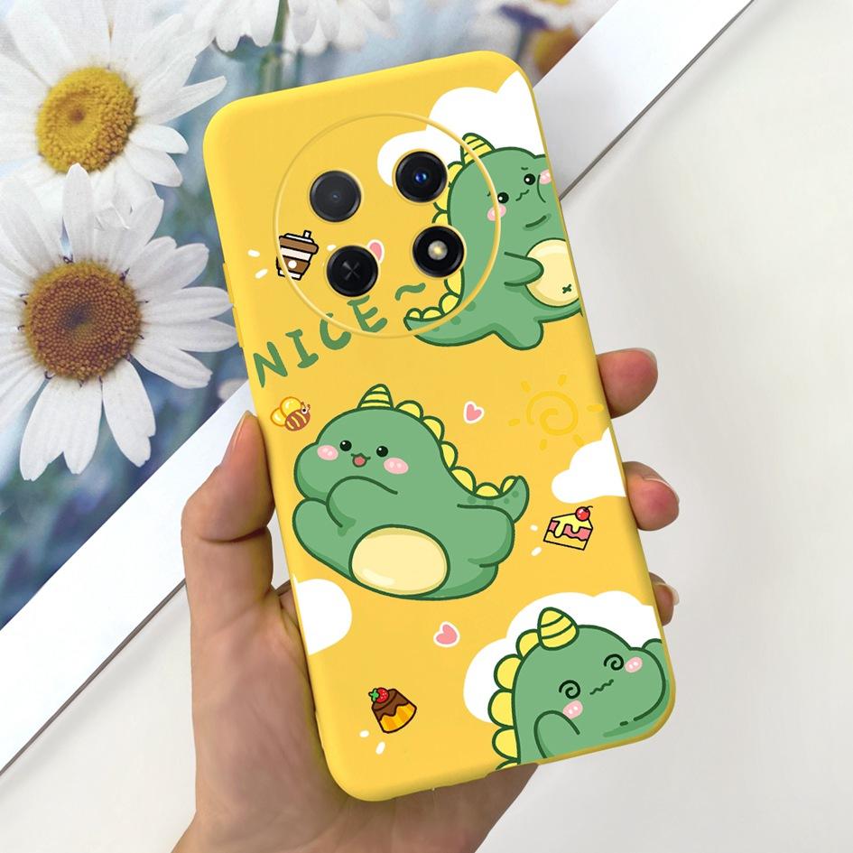 Для Huawei Nova Y91 Чехол Ударопрочный Силиконовый Модный Цветочный Узор Мягкая Задняя Крышка из ТПУ Для Huawei Nova Y61 NovaY91 NovaY61 Capa
