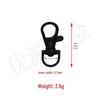 Zinc Alloy Lobster Clasp Dog Buckle & Metal Keychain Accessories