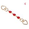 Bag Extension Chain Crossbody Heart-Shape Chain Strap Handbag Diy Hanging Buckle