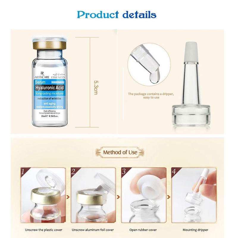 Сыворотка для лица с гиалуроновой кислотой ARTISCARE 3 шт./лот HA Essence, увлажняющая, отбеливающая, против морщин, 10 мл