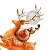 Deer Sculpture Home Decor Decorative New Year Ornament Crafts Reindeer Statue for Entrance Living Room Bookshelf Bedroom Desk