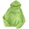 Long Sleeves Front Pocket Drawstring Fleece Lining Pullover Hoodie Autumn Winter Letter Printed Loose Women Sweatshirt Streetwear