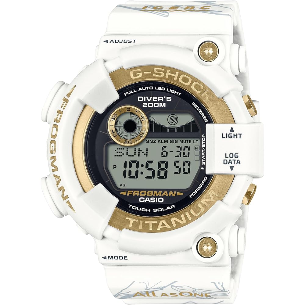 Casio G-Shock Frogman Love Sea and The Earth Tough Solar Men's Watch GW-8201K-7JR White Biomass Plastic