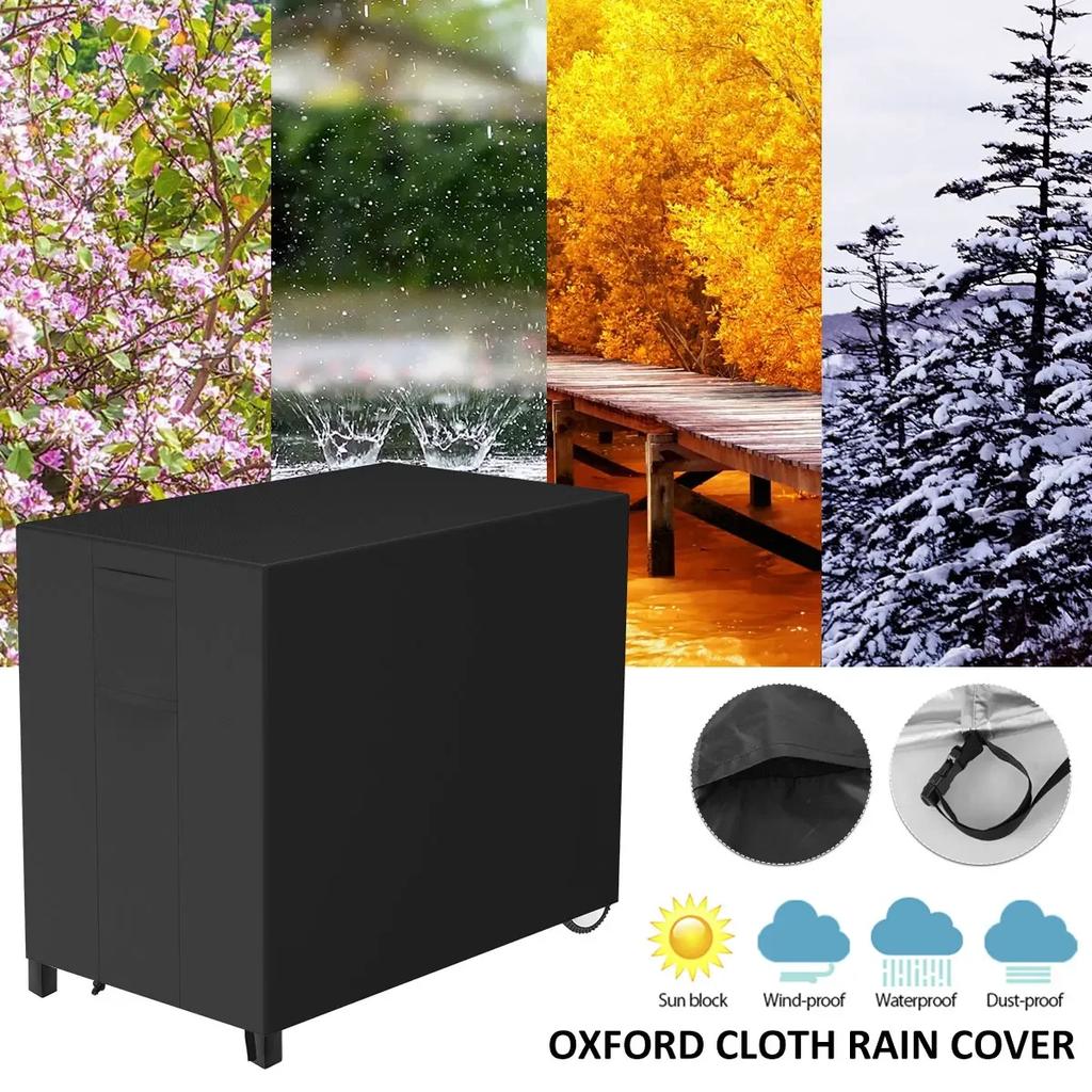 Grill Table Cover 420D Oxford Cloth Pizza Oven Table Cover for Patio Outdoor Kitchen Weatherproof Durable BBQ Gas Grill Cover