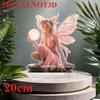 Fairy Tale Angel Elf, 2D Flat Acrylic, Tabletop Decoration, Suitable for Living Room, Office, Gifts, Christmas, Halloween