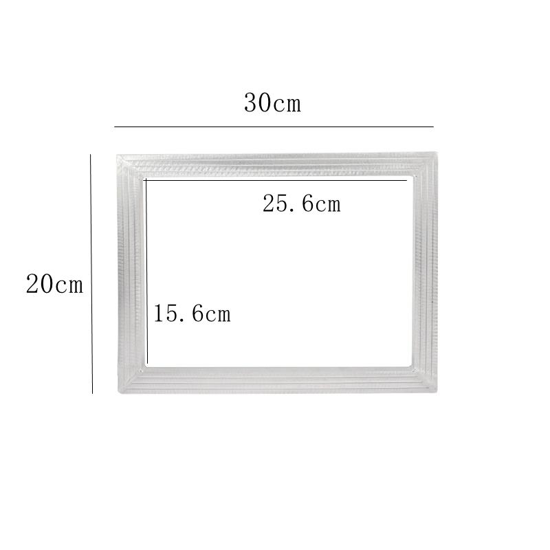 20x30см 25x35см 30x40см Высококачественная трафаретная печать Алюминиевая рамка DIY Шелкография Рамки трафарет