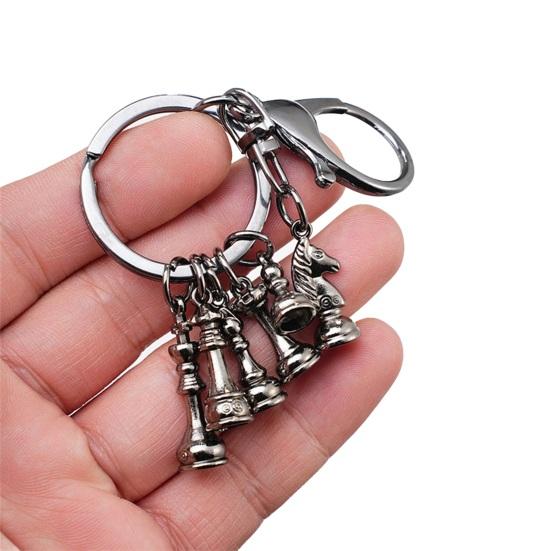 Chess Keychain Bag Charms Easy To Hang Lightweight Portable Multipurpose Handbag Wallet