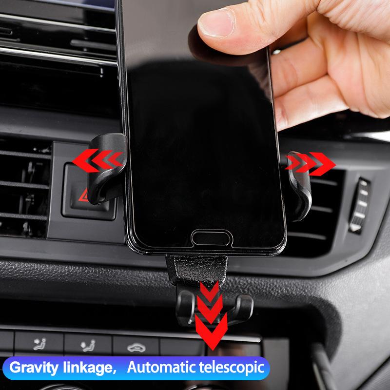 AAACN1 Gravity Car Phone Holder Air Vent Clip Cell Phone Stand Support For Alfa Romeo 4C 159 166 Spider Giulia Giulietta 156 147 8C GT