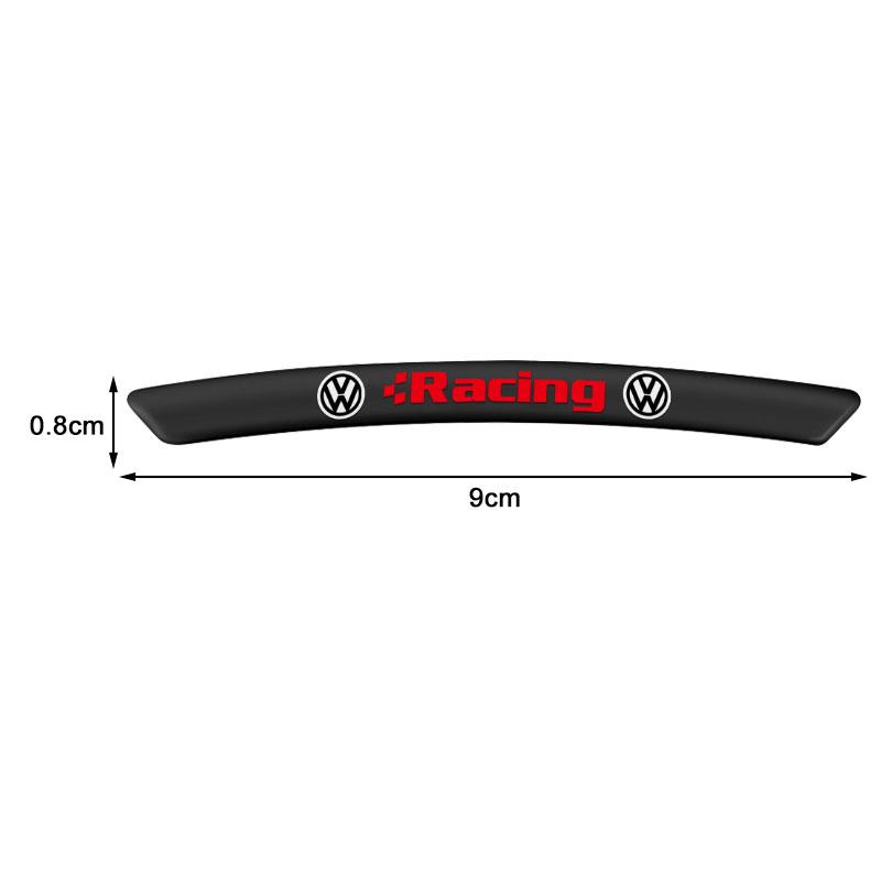 Car Side Rearview Mirror Guard Cover Rain Eyebrow Covers 3D Emblem For VW CC Polo Golf 4 5 6 7 MK7 MK5 MK4 MK6 Transporter zk5