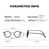 New Retro Round Frame Glasses Classic Men's Anti Blue Light Eyewear Transparent Lens Presbyopia Glasses Diopter 0 To +4.0