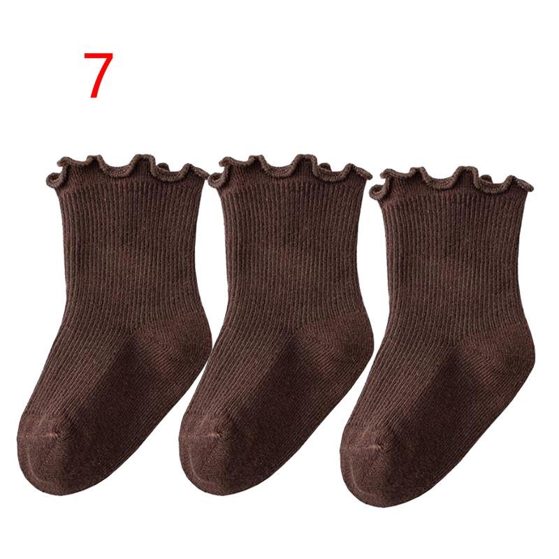 3 пары/лот, новые однотонные детские носки для мальчиков и девочек
