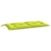 VidaXL Coussin de Banc de Jardin, Revêtement de Banc avec Cordes, Coussin d'Extérieur Imperméable, Vert Brillant 110x50x7cm 361822