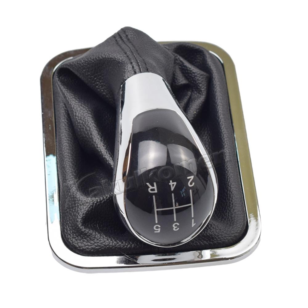 Manual 5 Speed Car Gear Shift Knob Leather Boot Gear Shift Collars Dustproof Cover For Geely Grand 7 EC7 EC715 EC718 E7