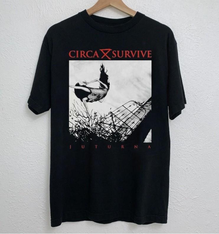 Circa Survive Juturna Album Cover Black All Size T-Shirt Unisex T-Shirt
