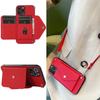 Crossbody Lanyard Wallet with Card Holder Phone Case for IPhone 13 12 Mini 15 14 11 Pro Max XS XR X 8 7 Plus PU Leather Cover