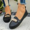 Fashion New 2025 Comfortable Breathable Flat Heel Single Shoes Flat Soft Leather Non-slip Women's Shoes