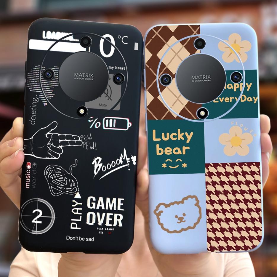 For Honor Magic 6 Lite 5G Case Stylish Art Painted Cover Soft TPU Phone Case For Honor Magic6 Lite 5G Coque Fundas 6.78'' Bumper