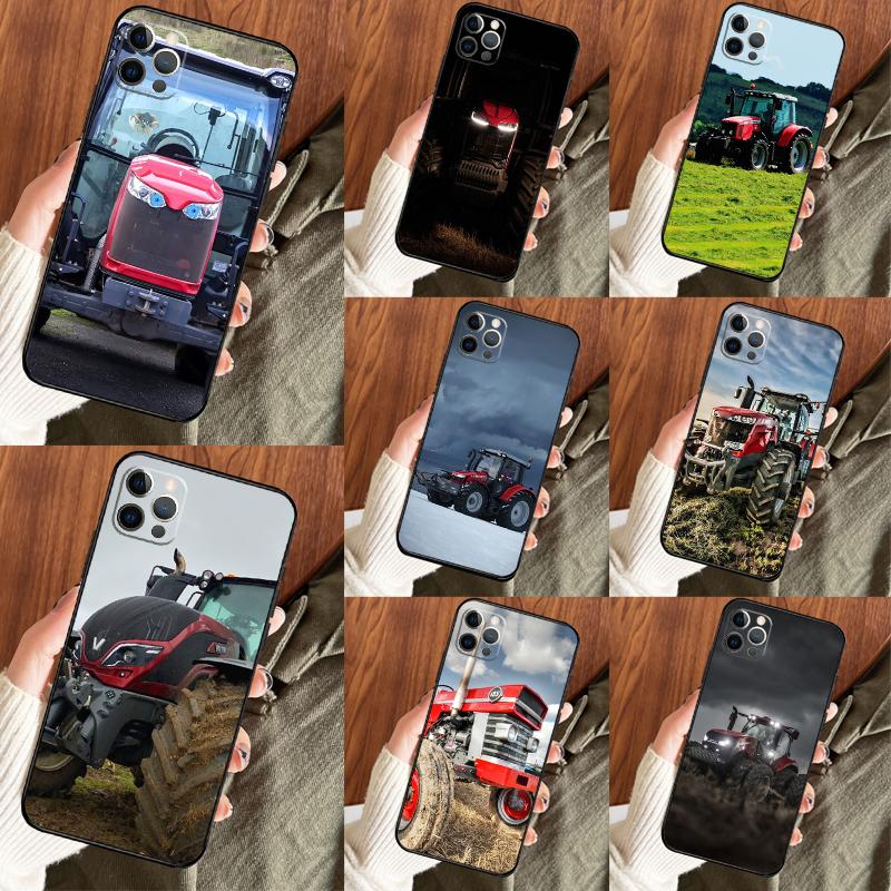 Красные Тракторы Чехол для Телефона для OnePlus Nord 5 CE 2 3 4 Lite N20 N30 OnePlus 15 13 12 11 10 13R 12R 10T 13T Funda