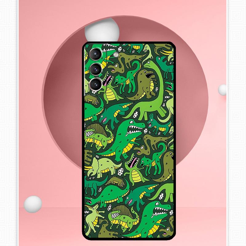 Чехол с рисунком динозавра для Samsung Galaxy S24 Ultra S20 S21 S22 S23 S25 Ultra S9 S10 Plus S25 FE Чехол Funda