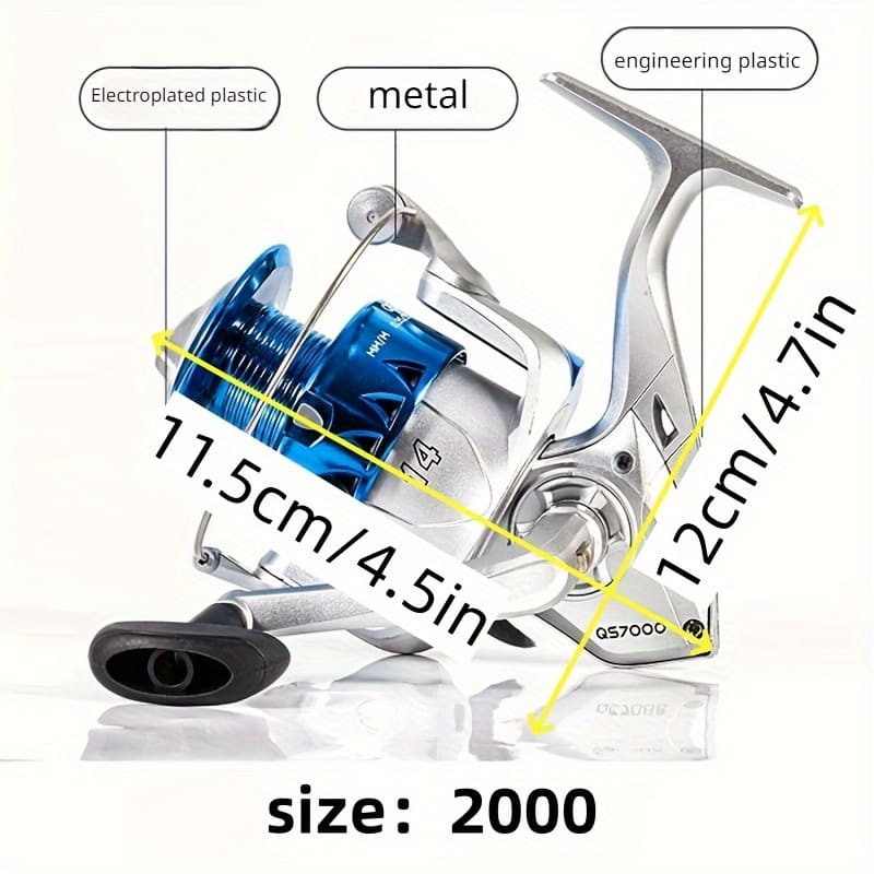 Спиннинговая катушка с высоким передаточным числом и плавной системой подшипников, подходит для морской и пресноводной ловли, байткастинговые катушки с высоким усилием разгрузки