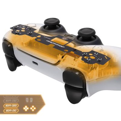 Набор для мыши eXtremeRate Face Clicky Kit, совместимый с контроллером PS5, и набор для мыши с тактильными кнопками из жесткого силикона, совместимый с PS5