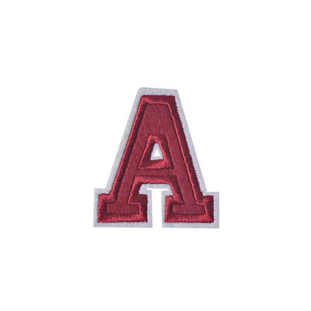 on 3D Crafts English Alphabet Sewing Fabric for T-Shirt or Coat Apparel A-Z Patches Applique Letter Patches Clothes Embroidery