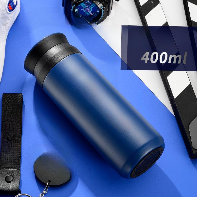 Мужская трендовая портативная чашка из нержавеющей стали, высококлассная студенческая чашка, женская автомобильная креативная кружка.