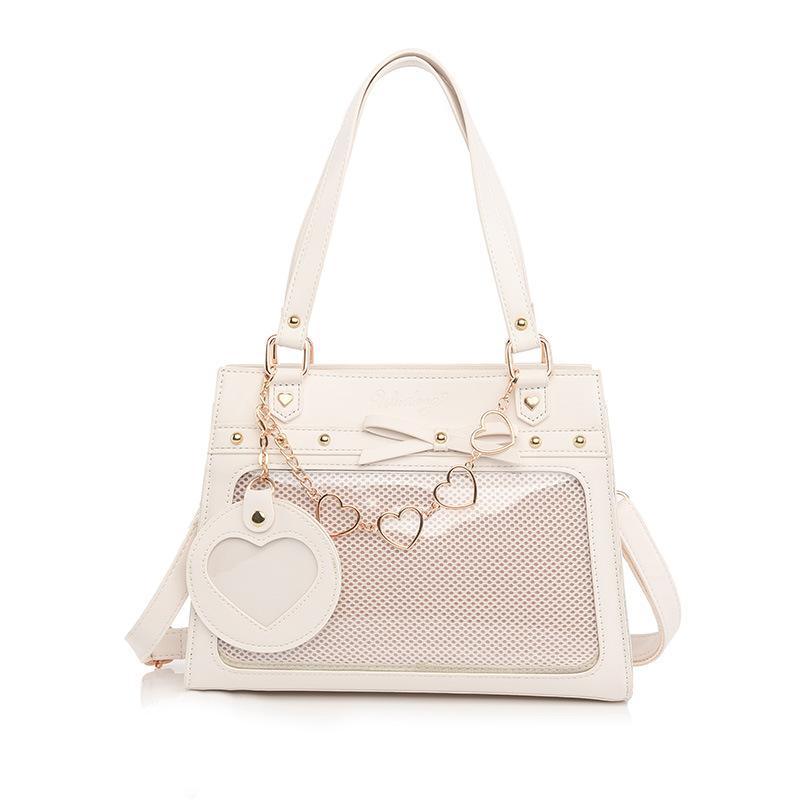 Магазин Wudong Оригинальная Повседневная Универсальная Прозрачная Сумка Кроссбоди Сумка-Болевая Сумка с Значками Второго Измерения Девушка [Текущий Ветер Возвращает Снег]