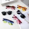 Travel Sunscreen Uv Protection Children'S Sunglasses Fashionable Cute Baby Sunglasses Rimless Children'S Glasses