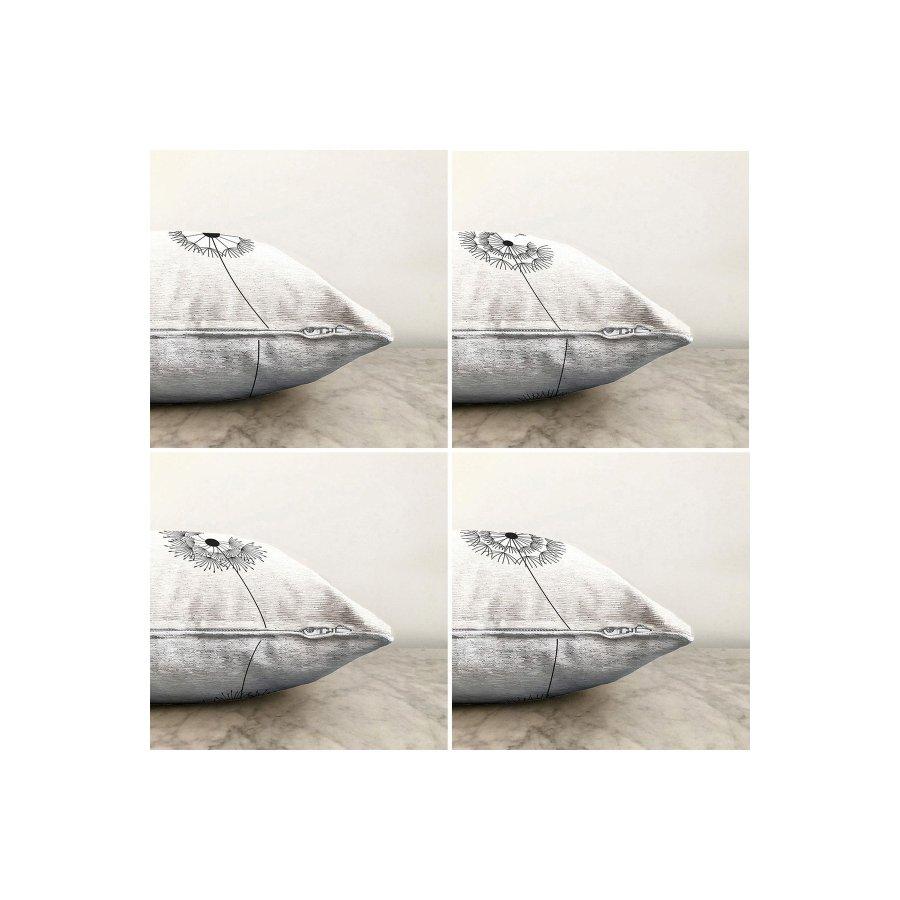 Набор из 4 двухсторонних чехлов для подушек с цифровой печатью