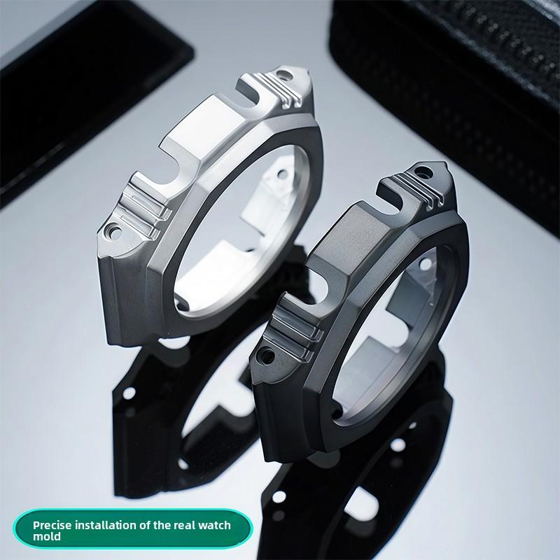GA2100 Модификация Корпус + Ремешок из титанового сплава Комплект для G-shock Casio GA-2100/2110 GA-B2100 Ультралегкая титановая металлическая рамка ремешок