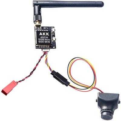 Система передатчика AKK KC04 с камерой 700TVL 2,8 мм 120° и FPV-передатчиком для квадрокоптера