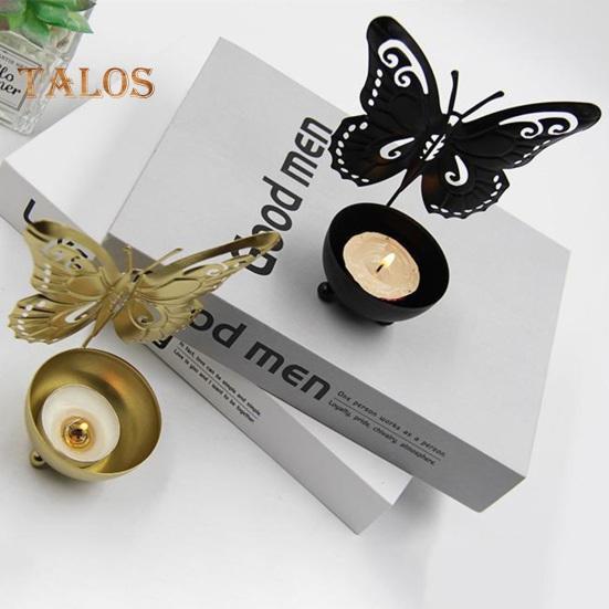 Подсвечник, устойчивое основание, украшение, термостойкий, красивый декоративный подсвечник, чашка, подсвечник, реквизит для фотосъемки