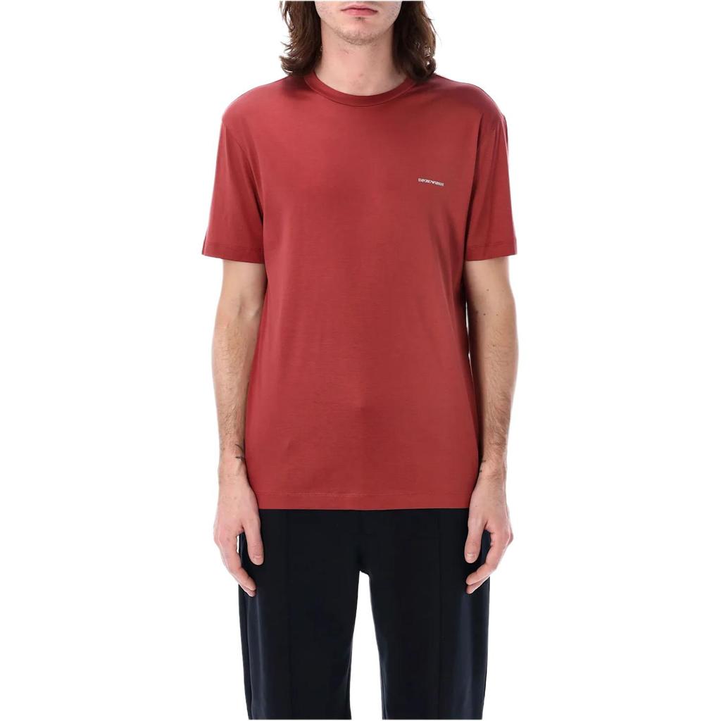 EMPORIO ARMANI T Shirt Men's Umber Red 8N1TD8-1JUVZ-U5103