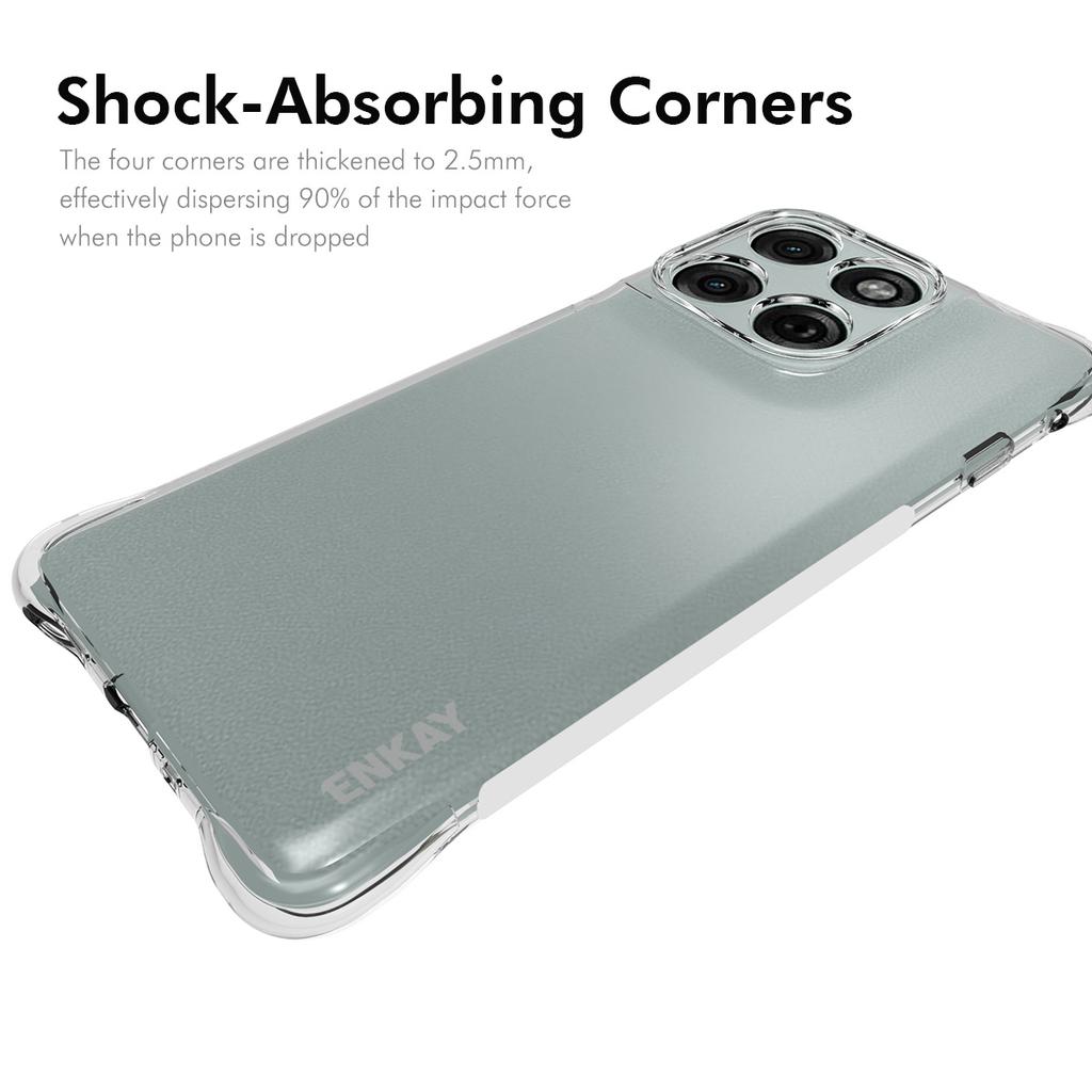 For Motorola Edge (2025) 5G Clear Phone Case ENKAY HAT PRINCE Shockproof Anti-slip TPU Cover