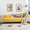 Modern Super Soft Non-slip Sectional Sofa Cover for Living Room Solid Color Velvet Plush Quilted Sofa Towel L Shape Corner Cover