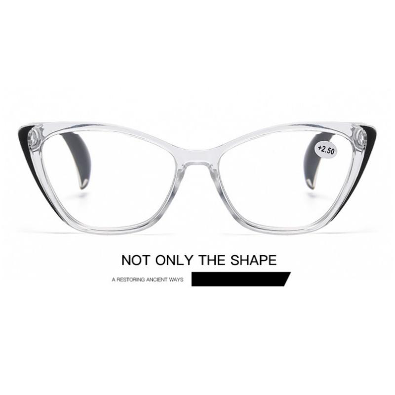 Модные очки для чтения для женщин, кошачий глаз, розовые, компьютерные очки для пресбиопии +1,0 +1,5 +2,0 +2,5 +3,0 +3,5 +4,0