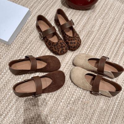 Версия из коровьей кожи, одинарная обувь, женская, новая мода, леопардовый принт, пряжка на ремешке, мягкая подошва, устойчивый каблук, туфли Мэри Джейн для женщин