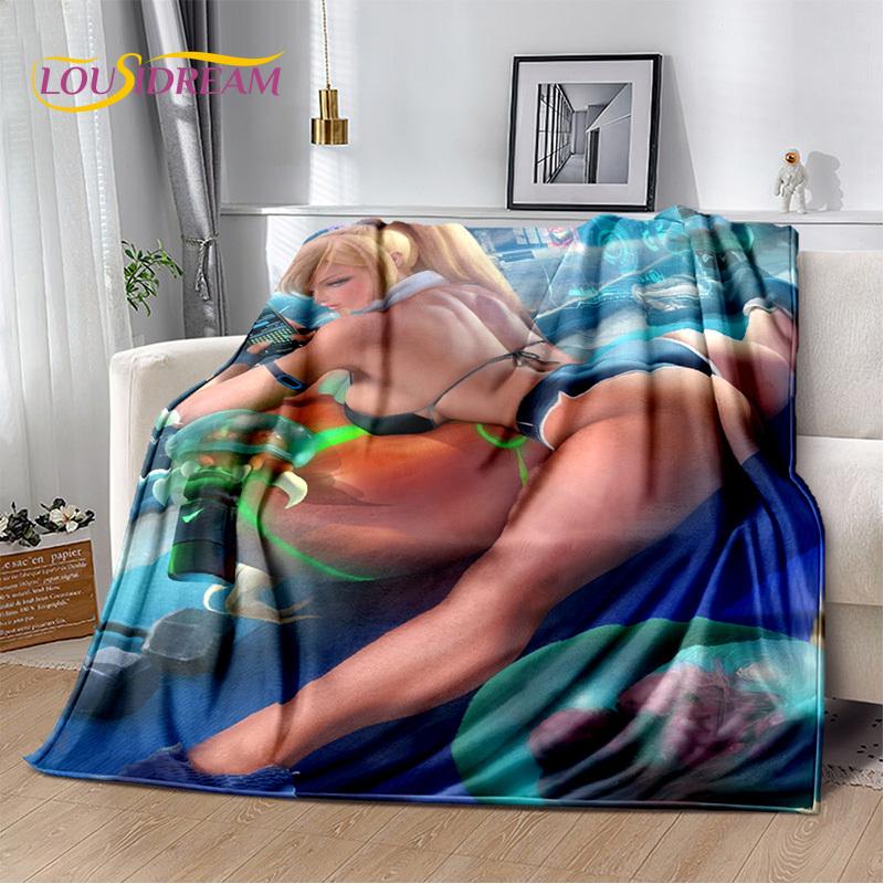 Sexy Lace Beauty Girl Lady Cartoon Anime Character Blanket,Soft Throw Blanket for Home Bedroom Bed Sofa Picnic Office Cover Gift