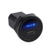 Автомобильные зарядные розетки 12 В/24 В с портом Type C PD3.0, Панель USB для быстрой зарядки для грузовиков и автобусов