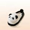 Children's Autumn and Winter Cartoon Panda Cotton Slippers