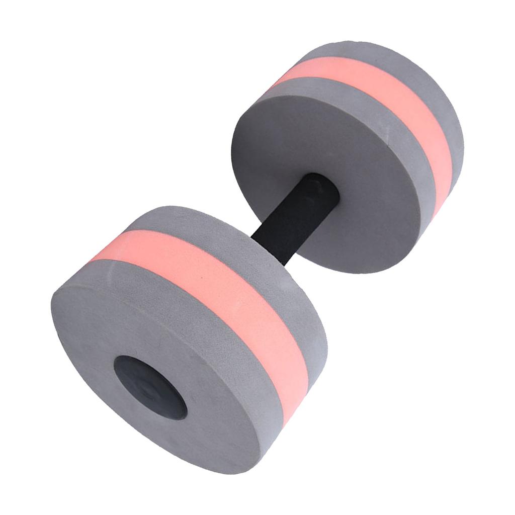 Eco Friendly Roundness Foam Water Floating Dumbbell Fitness Equipment(gray Red )