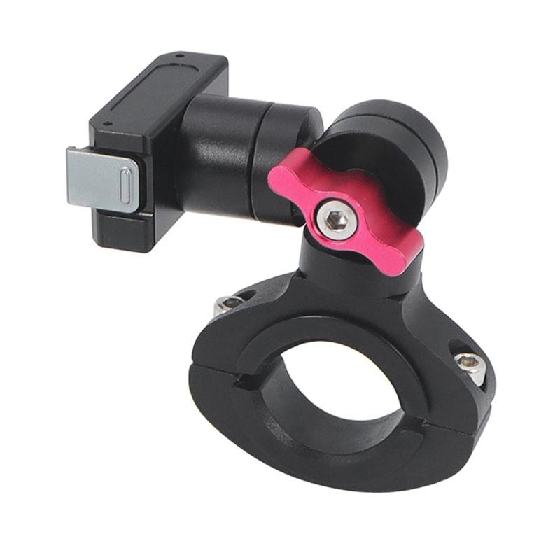 Lightweight 360 Degree Rotating Camera Bike Handlebar Clamp Quick Installation Cycling Accessories for 360 Action Camera